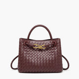 Damen Handtasche – Elegante Tasche mit Drehverschluss & Schulterriemen