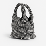 Glitzernde Strass Abendtasche Damen – Mini Clutch mit Schulterkette