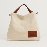 Canvas Schultertasche Damen – Zeitlose Crossbody Bag mit Reißverschluss