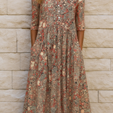 Angelika | Elegantes Kleid mit V-Ausschnitt