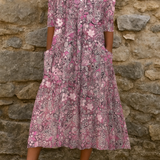 Angelika | Elegantes Kleid mit V-Ausschnitt