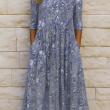 Angelika | Elegantes Kleid mit V-Ausschnitt