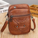 Laura | Strukturierte Lederhandtasche