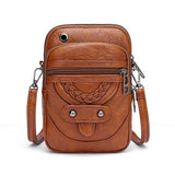 Laura | Strukturierte Lederhandtasche
