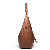 Michelle | Lässige Lederhandtasche