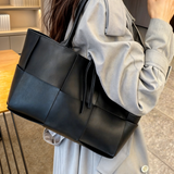 Handtasche Damen – Echt Leder Tasche – Geflochten Design