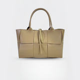 Handtasche Damen – Echt Leder Tasche – Geflochten Design