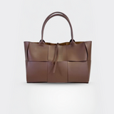 Handtasche Damen – Echt Leder Tasche – Geflochten Design