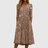 Angelika | Elegantes Kleid mit V-Ausschnitt