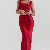 Katja | Figurbetontes Kleid mit Schlitz