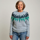 Wiktoria - Vintage Sweter Wełniany