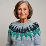 Wiktoria - Vintage Sweter Wełniany