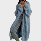 Piper - Langer, geflochtener Cardigan für Frauen