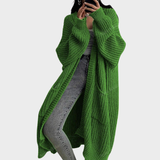 Piper - Langer, geflochtener Cardigan für Frauen