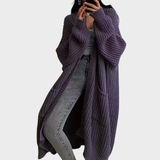 Piper - Langer, geflochtener Cardigan für Frauen