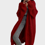 Piper - Langer, geflochtener Cardigan für Frauen