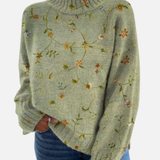 Natalia – Jersey de Cuello Alto Artístico