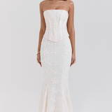 Christa | Kleid mit Stickerei