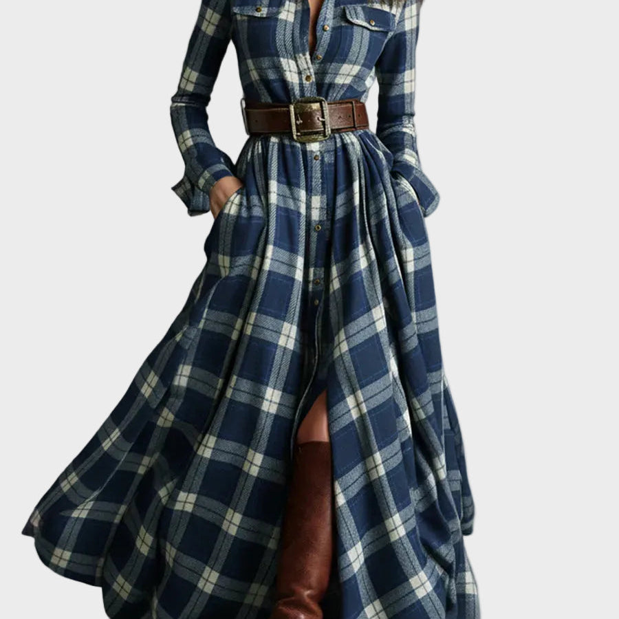 Evelyn - Klassisches Elegantes Hemdkleid