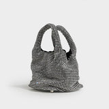 Glitzernde Strass Abendtasche Damen – Mini Clutch mit Schulterkette