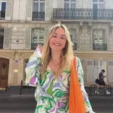 Renate | Kühn bedruckter Zweiteiler