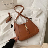 Vintage Schultertasche Damen – Vegan Leder & Retro Look