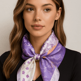 Johanna – Seidenschal in Violett von Elara München