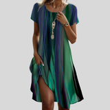 Petra | Lässiges Boho-Kleid mit Farbverlauf
