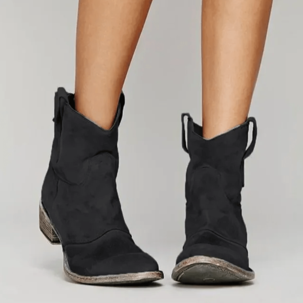 Herta | Stiefelette mit Blockabsatz und weichem Futter