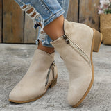 Damenstiefel | Bequem mit seitlichem Reißverschluss
