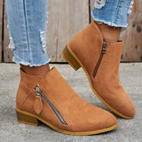 Damenstiefel | Bequem mit seitlichem Reißverschluss