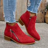 Damenstiefel | Bequem mit seitlichem Reißverschluss