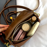 Damen Umhängetasche Wildleder – Kleine Crossbody Tasche Vegan & Vintage