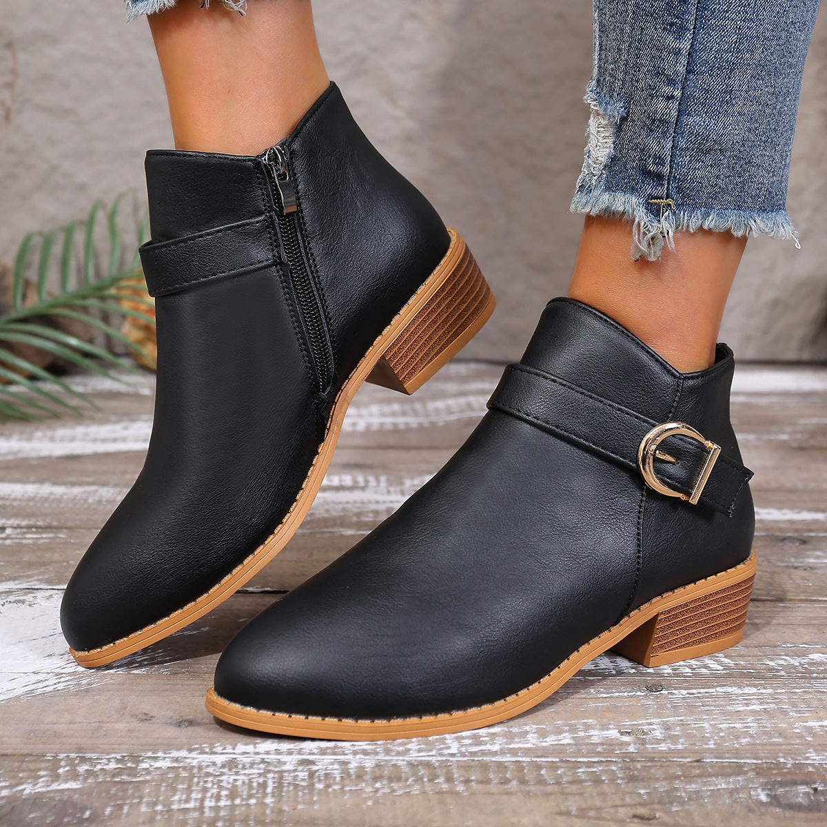 Erna | Stiefelette mit gepolstertem Fußbett
