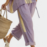 Iris | Boho-Set aus Leinen und Bambus