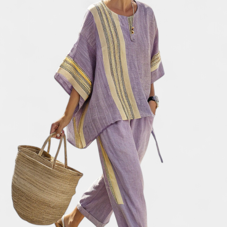 Lorena - Boho-Outfit aus Leinen und Bambus
