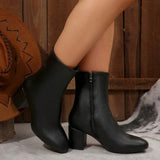 Leonie | Stiefelette in Weinrot