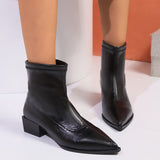 Ella | Stiefelette mit strukturierter Oberfläche