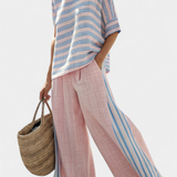 Kerstin | Bambus-Leinen-Set in Rosa