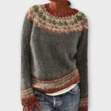 Vintage gestrickter Pullover für Frauen
