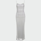 Regina | Maxikleid aus Tüll mit Spitze
