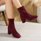 Johanna | Stiefelette mit Blockabsatz in acht Farben