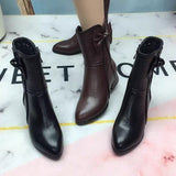 Luise | Stiefelette mit spitzer Zehenform