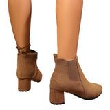 Hilde | Kurzstiefelette mit Blockabsatz