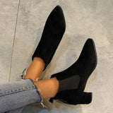 Grete | Stiefelette mit rutschfester Sohle in Khaki