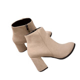 Gertrud | Stiefelette in Apricot