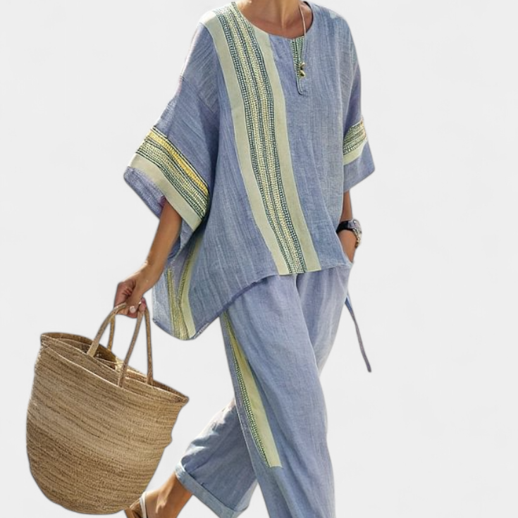Lorena - Boho-Outfit aus Leinen und Bambus