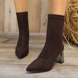 Elsa | Wildleder-Stiefelette mit gepolsterter Innensohle