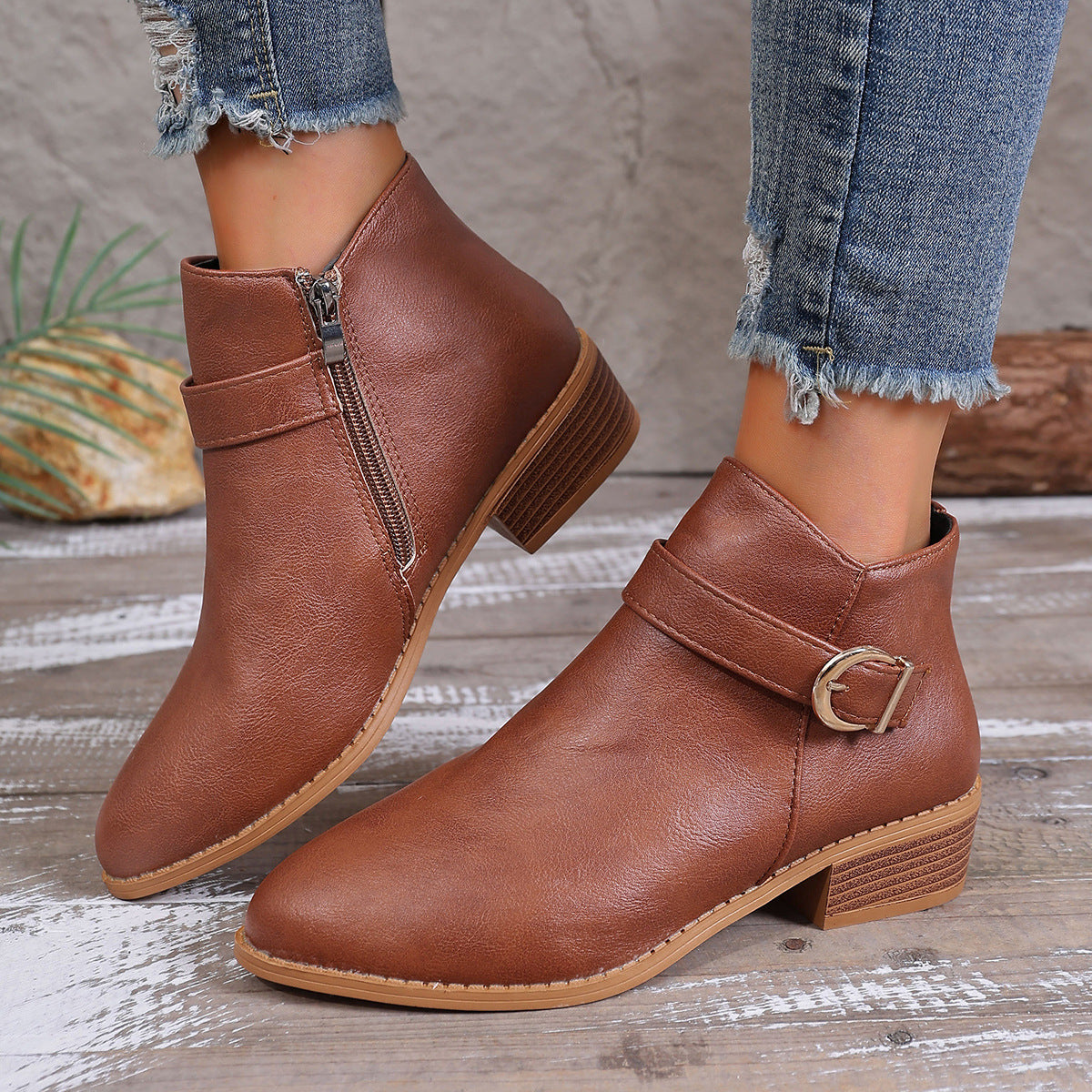 Erna | Stiefelette mit gepolstertem Fußbett