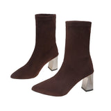 Elsa | Wildleder-Stiefelette mit gepolsterter Innensohle